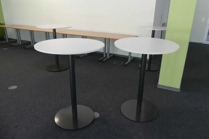 4x Stehtisch Maße in cm ca. ø80 cm Durchmesser
